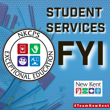 graphic that states Student Services FYI